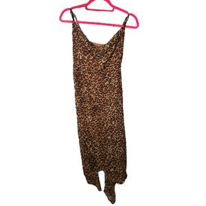 Wild fable cheetah print midi dress